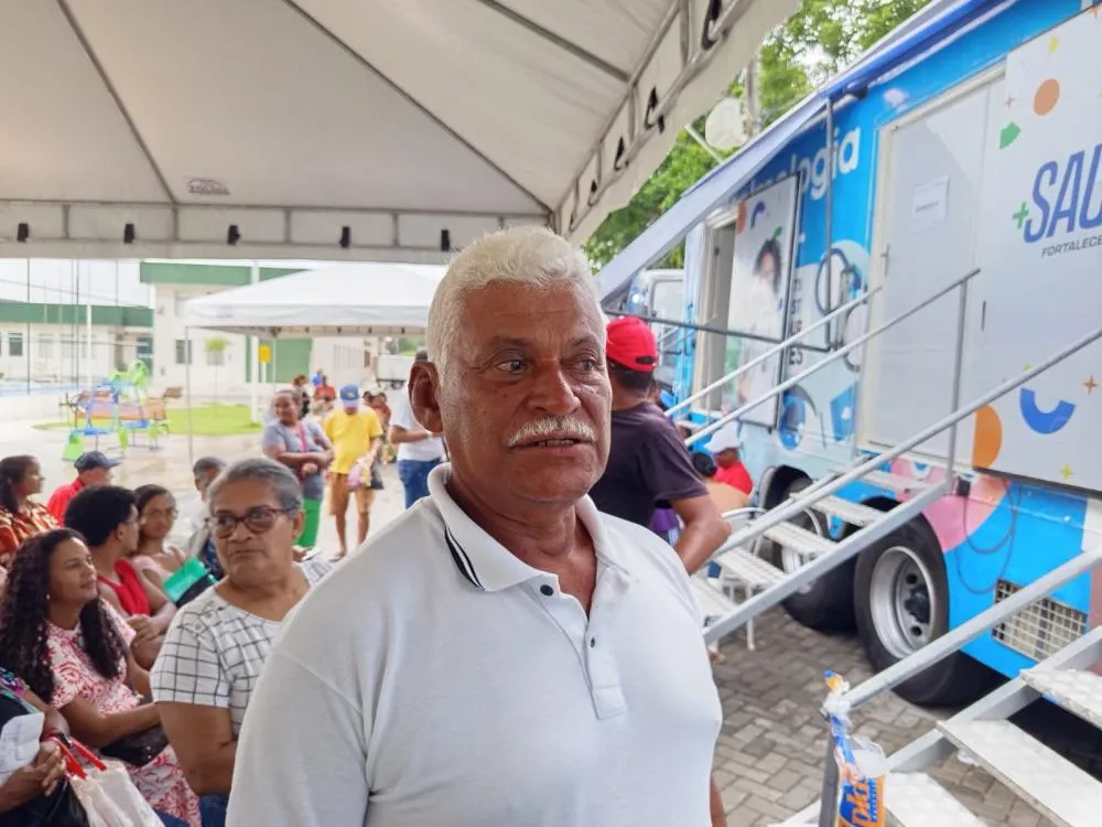 Ap&oacute;s meses de espera para conseguir exames de pr&oacute;stata e oftalmologia, Ant&ocirc;nio Carlos finalmente garantiu o atendimento que precisava na Feira da Sa&uacute;de.
