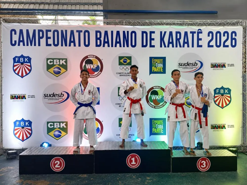 Pojuca Brilha no Circuito Estadual de Karatê e Conquista 35 Medalhas em Salvador