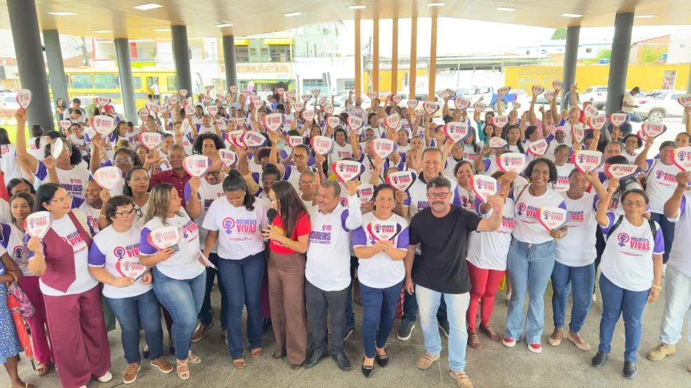 Lançamento em Pojuca: Movimento “Mulheres Vivas” ganha as ruas no combate ao feminicídio