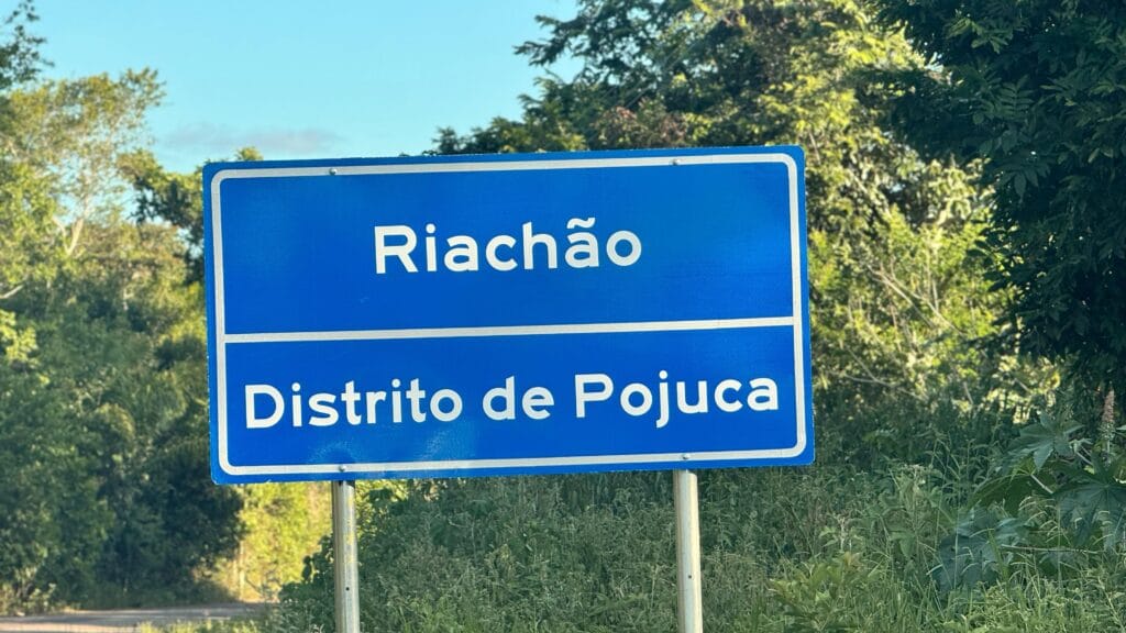 Riachão, comunidade rural do município de Pojuca, localizada a cerca de 10 quilômetros do centro da cidade
