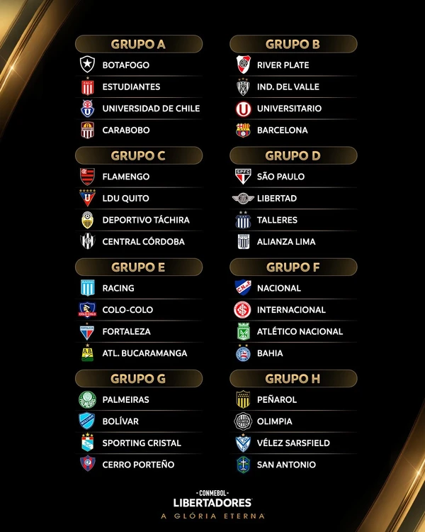 Libertadores 2025 - Foto Divulgação Libertadores.