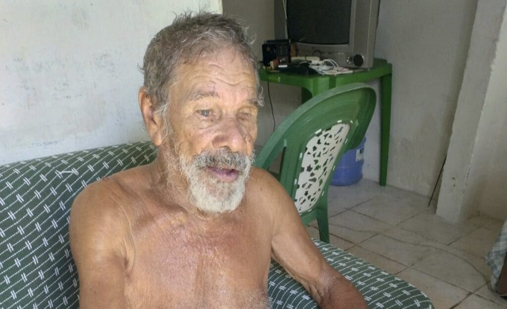 Almir Fernandes, de 84 anos, morador de Pojuca, Bahia, há 62 anos.