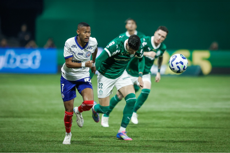 Bahia vence Palmeiras por 1 a 0, assumindo 7ª colocação no Brasileiro.
