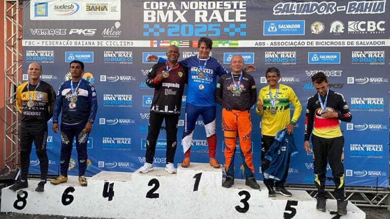 Evento de BMX reuniu 400 pilotos de 16 estados, destaque para Luiz Rogério de Pojuca.