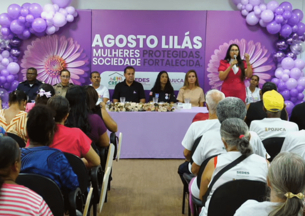 Pojuca realiza Agosto Lilás com mobilização pelo fim da violência contra as mulheres.