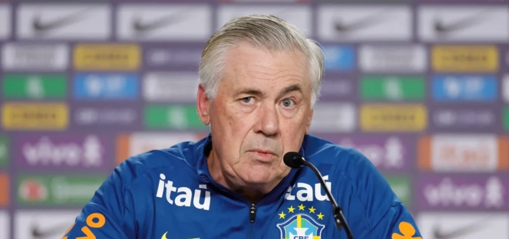 CBF anuncia data da próxima convocação de Ancelotti para amistosos da Seleção.