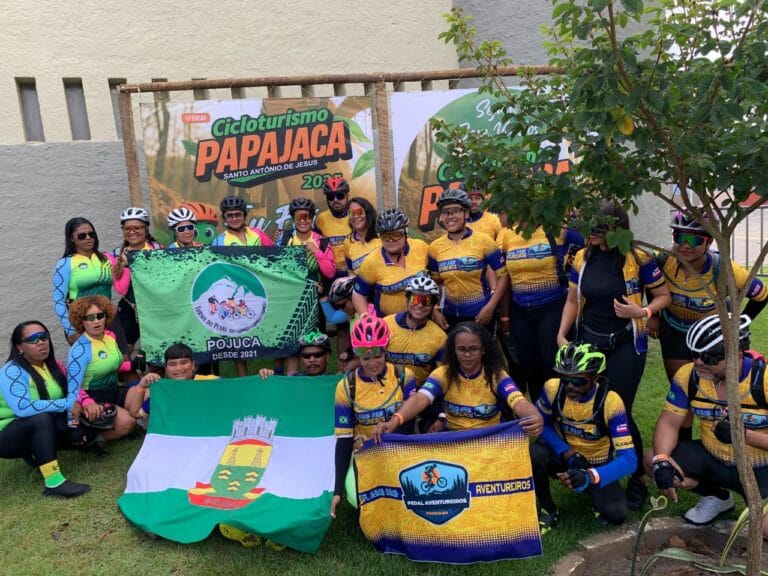 Turma do Pedal e Pedal Aventureiros representam Pojuca no Cicloturismo Papa Jaca.