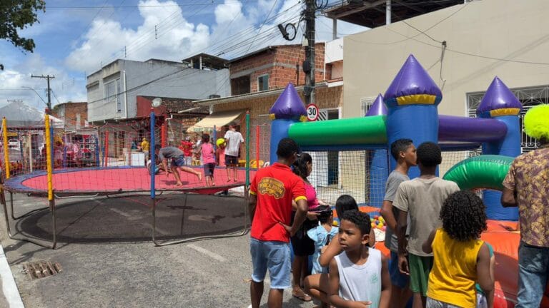 Associação Força Jovem promove manhã de alegria e solidariedade no Dia das Crianças em Pojuca.