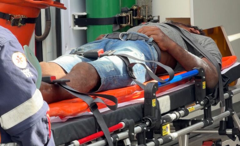 Pânico e Violência: Homem é brutalmente agredido após invadir maternidade para fugir de criminosos em Pojuca.