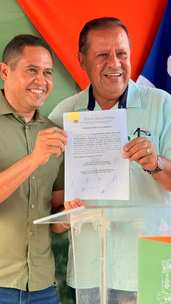 Prefeito Luizinho Trinchão assina Ordem de Serviço para reforma e ampliação do Cemitério Municipal Estação da Saudade