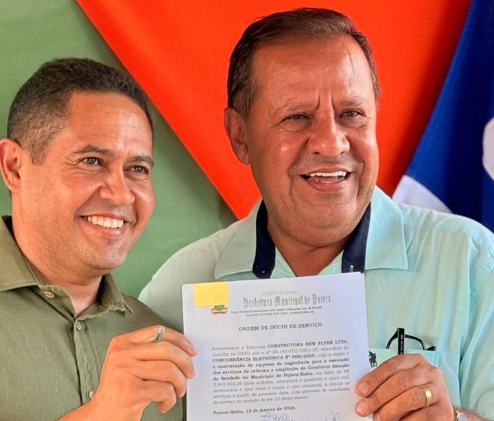 Prefeito Luizinho Trinchão assina Ordem de Serviço para reforma e ampliação do Cemitério Municipal Estação da Saudade